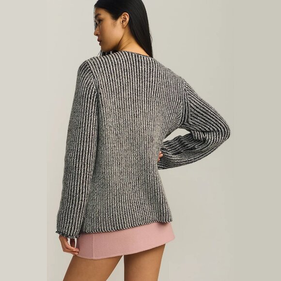 NEW Sizes S, M Womens Patch-Pocket Marled Cardigan Sweater, By Anthropologie - Picture 2 of 4